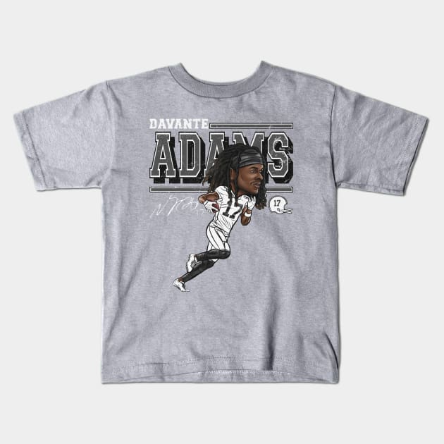 Davante Adams Las Vegas Cartoon Kids T-Shirt by MASTER_SHAOLIN